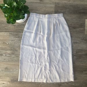 Vintage Pinstripe Skirt
